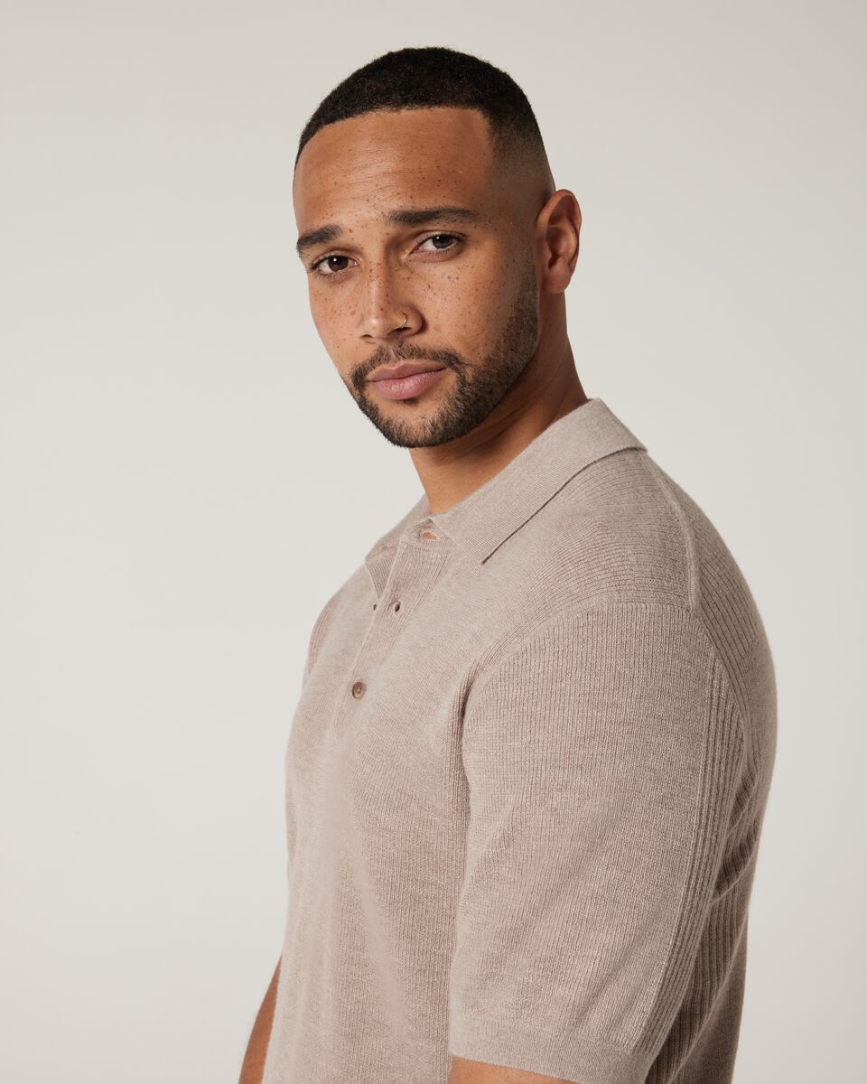 Knitted Polo Shirt